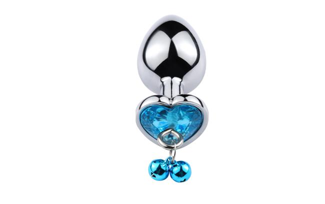 Anal Plug Anal Toys with Leash Aluminium 2 Bells Metal Butt Plug Sex Toys For Women And Man juguetes sexuales