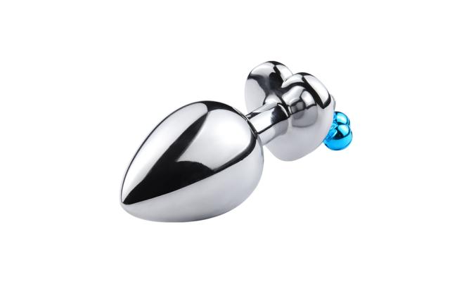 Anal Plug Anal Toys with Leash Aluminium 2 Bells Metal Butt Plug Sex Toys For Women And Man juguetes sexuales