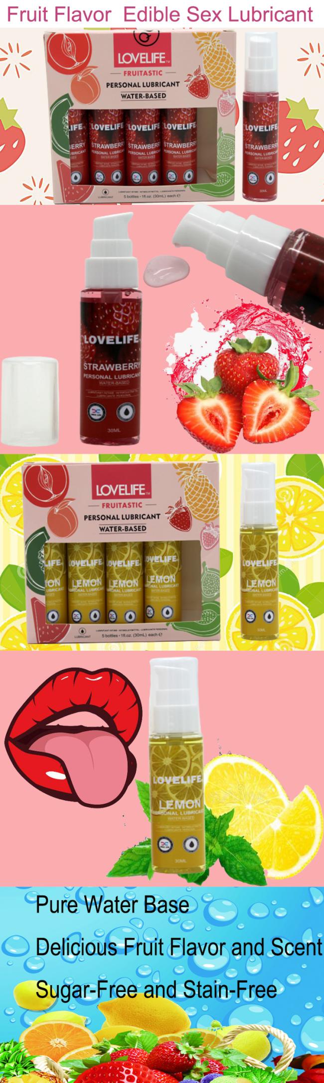 30ML Fruity vaginal lubricant to enhance sex life water-based lubricant female exciting sex lubricant