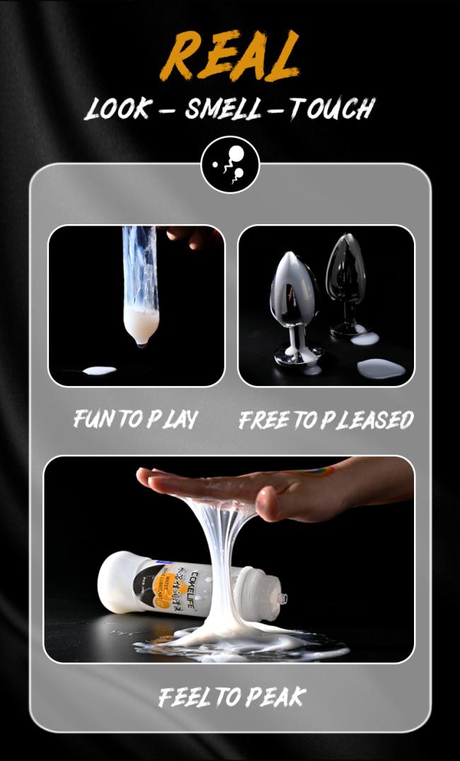 150ML Cum Lube Sex Lubricant Semen Lube Gel Sex Oil OEM ODM Private Label