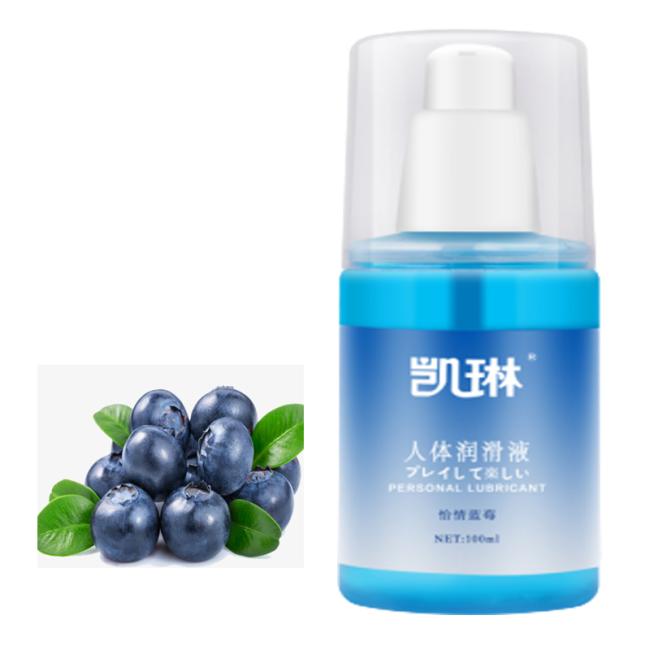 Best selling sex lubricant enlarge oil 100ml customized blueberry flavor sex lubricant
