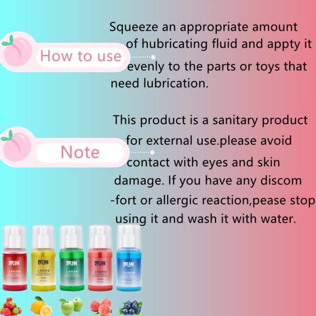 Best selling sex lubricant enlarge oil 100ml customized blueberry flavor sex lubricant