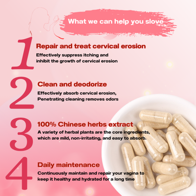 Wholesale Capsule Yoni Tightening Weess Pops Repair Cervical Erosion Vaginitis And Other Gynecological Diseases