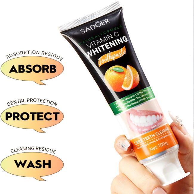 Private label teeth whitening deep cleanse coconut toothpaste