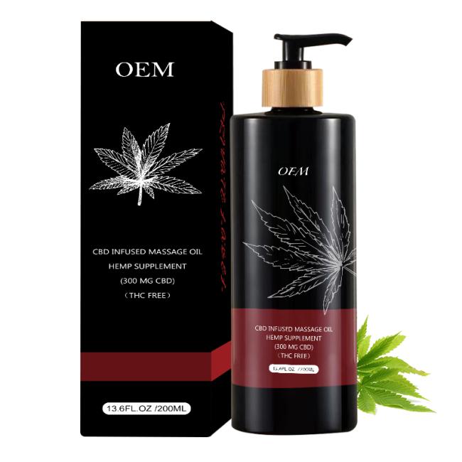 Custom Logo Skin Care Olive Body Massage Oil for Sex