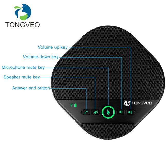 Video Conference Speakerphone Microphone with USB 5.8g Wireless Speakerphone