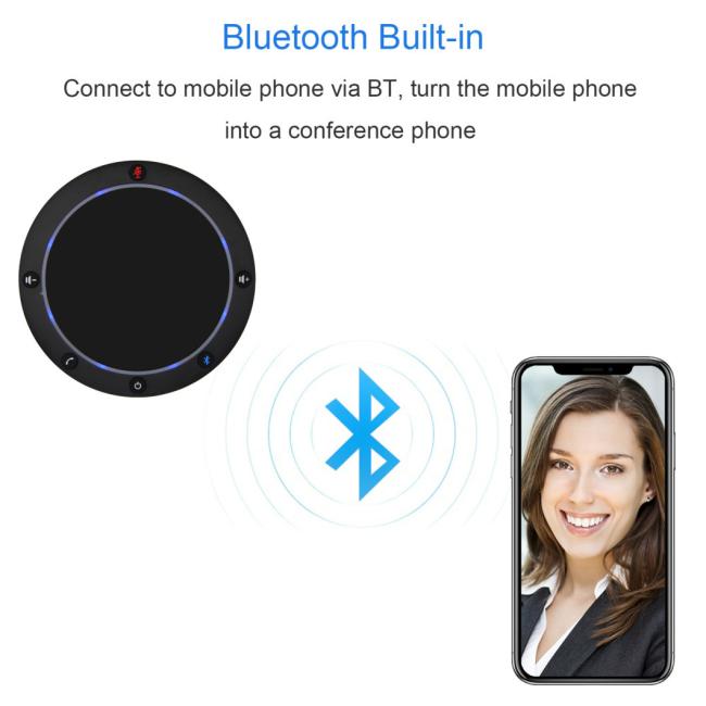 Conference USB Speaker Microphone Bluetooth Speakerphone