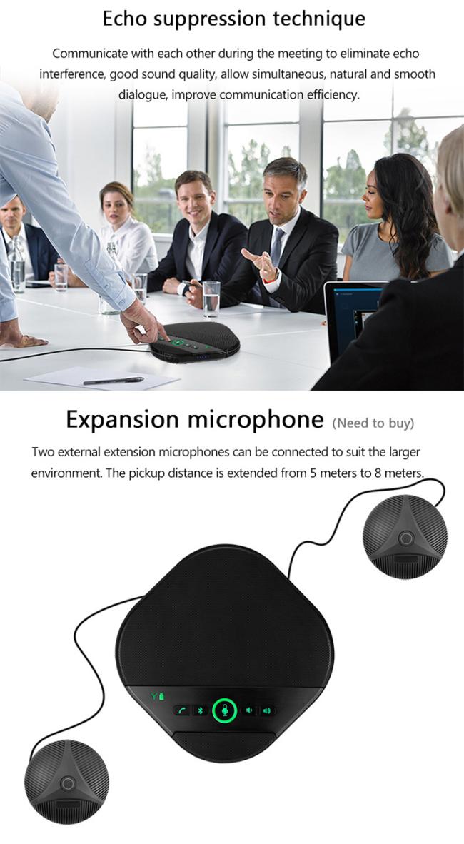 Intelligent Echo Cancellation USB Omnidirectional Microphone