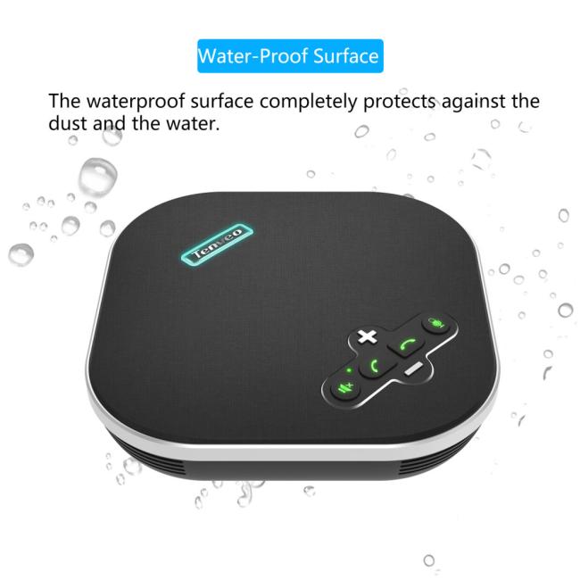 Bluetooth Mobile Conference Phone, Portable USB Speakerphone for Conferencing