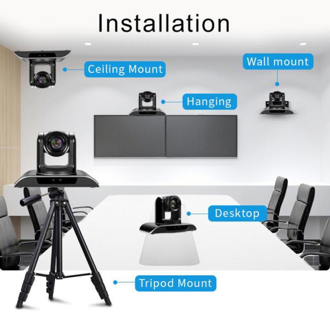20X Optical Zoom USB2.0 Video Conference PTZ Camera
