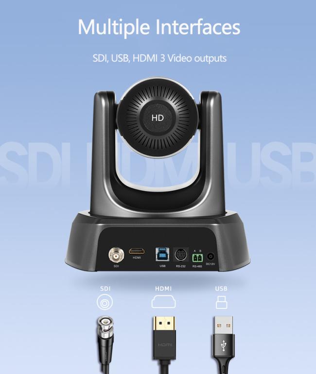 Tongveo Nv20A USB HDMI Conference Camera HD 1080P PTZ Camera SDI Cam 20X Zoom Video Conference Camera