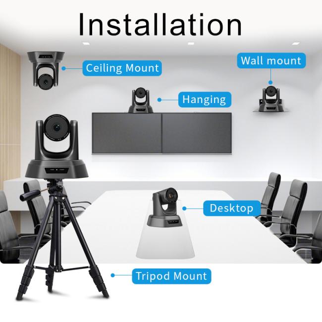 4K USB HD Video Conference Camera with 138 Degree Field of View