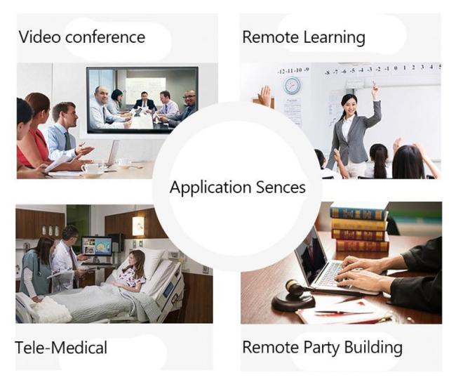 4K USB HD Video Conference Camera with 138 Degree Field of View