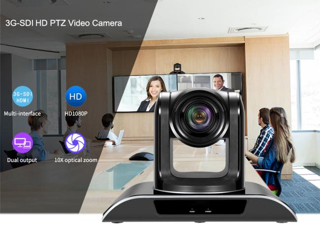 10X Optical Zoom Full HD 1080P Video Conference Camera USB/HDMI/SDI Video Conference Camera for Smartboard