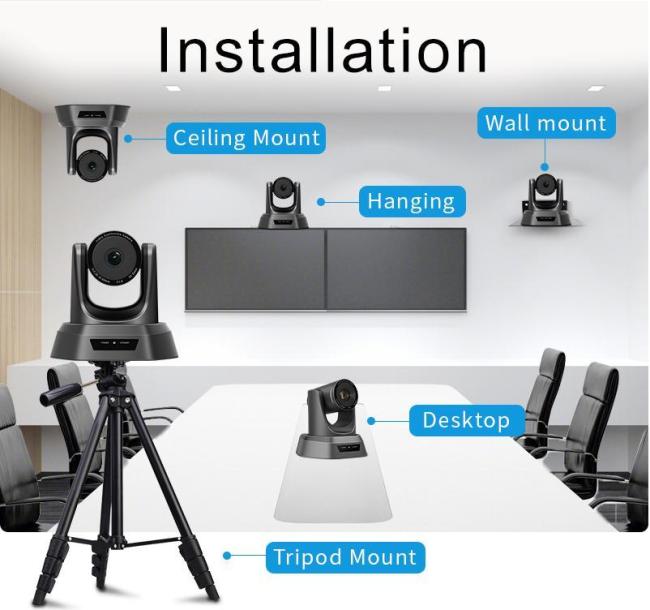 Professional HD 360 PTZ Digital Zoom 20X USB HDMI Live Streaming Video Conferencing Conference Room Camera