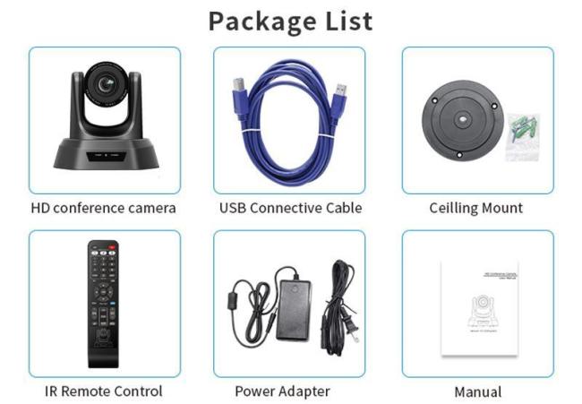 20X Optical Zoom 1080P Web Camera for Telemedcine and Education