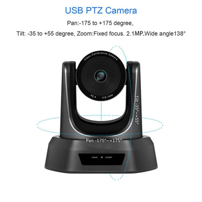 Fixed Focus Video Conference Groups 8.0MP and Omnidirectional Bluetooth Speakerphone