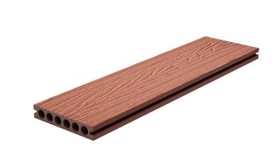 China 140X23 3D Deep Embossed Composite Decking WPC Decking Boards for sale