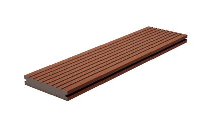 China 3D Deep Embossed WPC Floor Decking Outdoor Panel 140 X 23MM Composite Board for sale