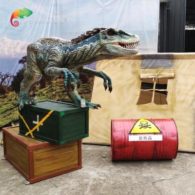 China 3m Velociraptor Animatronic Dinosaurs for sale