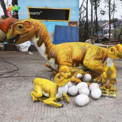 China Amusement Park Life Size Robotic Dinosaur Animatronic Oviraptor 110/220vac for sale