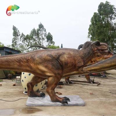 China Life Size Animatronic Dinosaur T-Rex Realistic Dinosaur Model For Amusement Park for sale