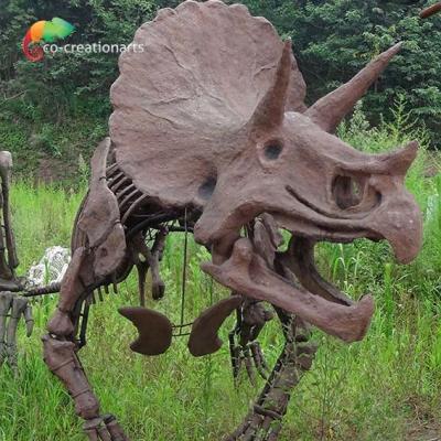 China Road Decoration Dinosaur Triceratops Skeleton for sale