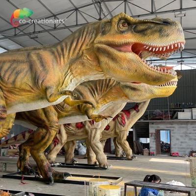 China 12m Theme Park Jurassic Park T Rex Animatronic Lifelike Coin Operated for sale