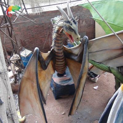 China Remote Control Realistic Dragon For Theme Park Attraction for sale