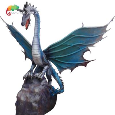 China Waterproof Lifelike Dragon In Theme Park Attraction for sale