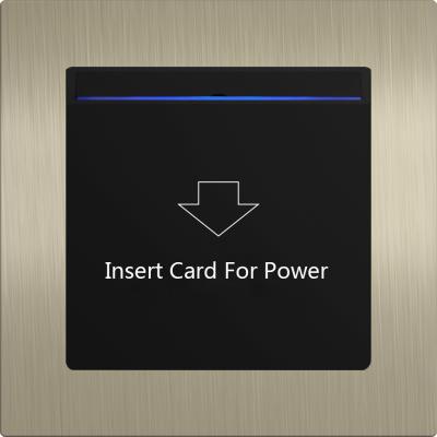 China 50/60Hz Hotel Room Key Card Holder , 86x86mm Power Saving Switch for sale