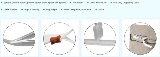 Custom Hot Stamping Silver Rollstock Film for Coffee - 100g Arabica Coffee Automatic Packaging Roll Film 9