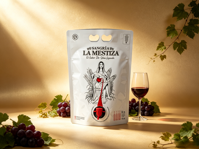 3L Capacity Wine Standup Bag For Bulk Liquid Storage