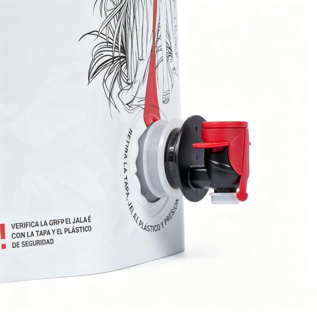 Tap Dispensor With little cap prevent dust Stand up liquid pouch