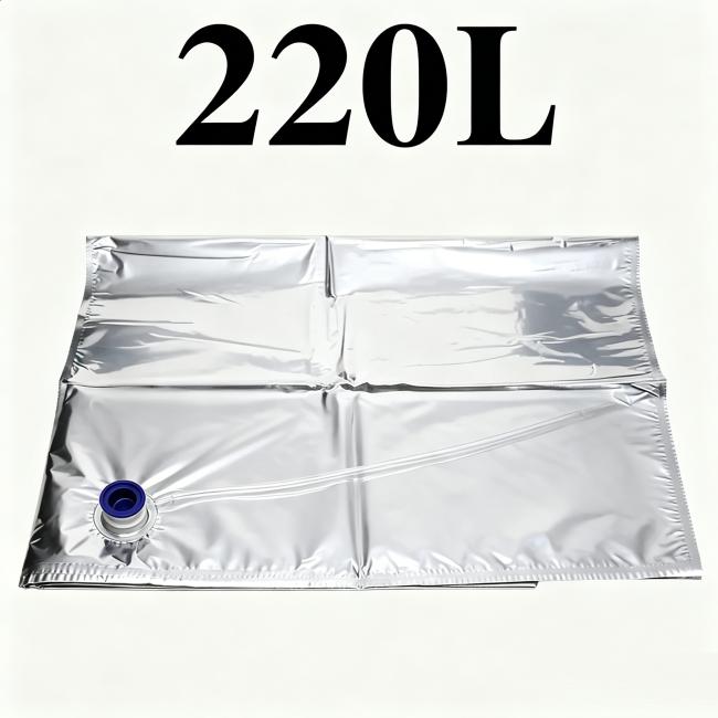 220L large capacity aluminum foil aseptic bag in box with blue plastic valve