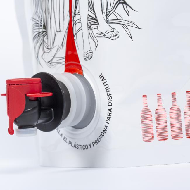 butterfly Vitop liquid wine bag