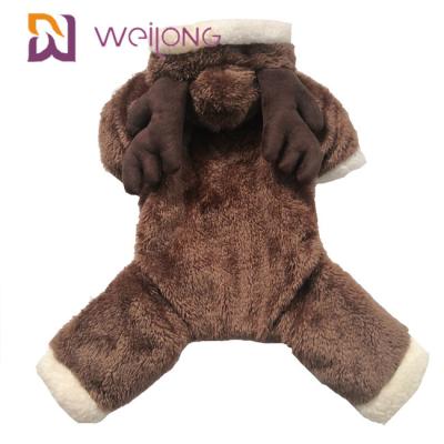 China Customizable Cosplay Reindeer Dog Pajamas Onesie Customized for sale