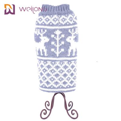 China BSCI Winter Christmas Pet Clothing Acrylic  Knit Dog Holiday Sweaters for sale