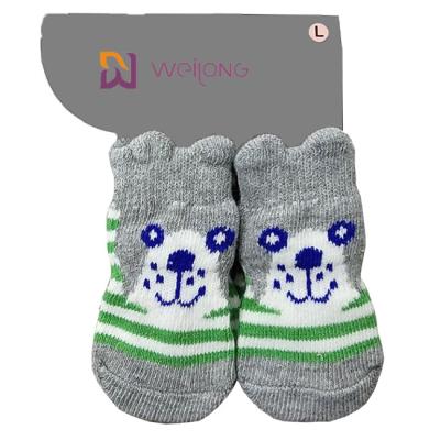 China Non Slip Protective Sock For Dog Paw Cotton Customized  Dog Socks To Stop Scratching for sale
