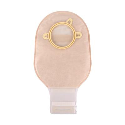 China Ileostomy Disposable Ostomy Bags Two Piece Hook Loop Closure for sale