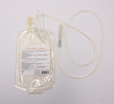 China Disposable CPDA-1 Blood Collection Bags With Anticoagulation for sale