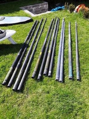 China comprimento 400cm mastros de windsurf de fibra de carbono 2 anos garantia 1,2kg à venda