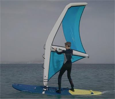 China Portable 3.5m Inflatable Windsurfing Sail With 2.3m Boom Length for sale