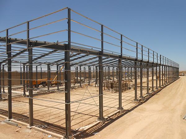 Quality Prefabricated Workshop Steel Structure Warehouse ISO9001:2015 Certificate for sale