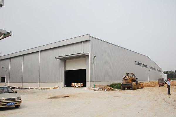 Quality Modern Steel Frame Workshop Customized Large Span Use Space for sale