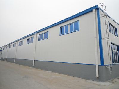 China Edificios modulares prefabricados con ventanas de PVC para talleres de almacenes en venta