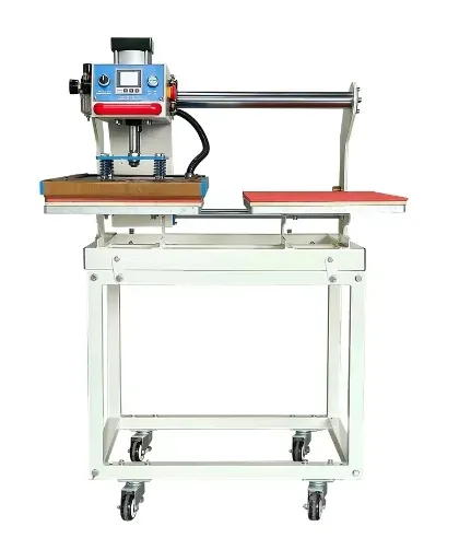 Dual Station Pneumatic Fully Automatic Heat Press Machine Clothing Printing New Heat