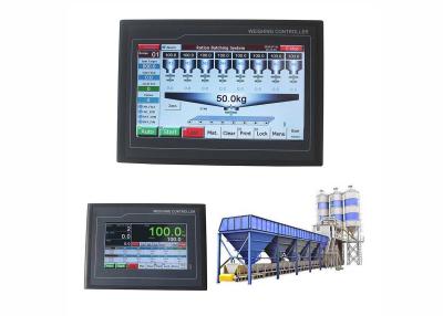China Single Scale HMI Ration Batching Weighing Controller For Concrete Batching Machine for sale