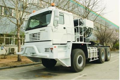 China high quality 6X6 large transport tractor chassis for desert for sale