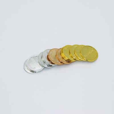 China Plastic Embossed Beer Tokens Drink Coins for Party Wedding Event Festival Bar Game for sale